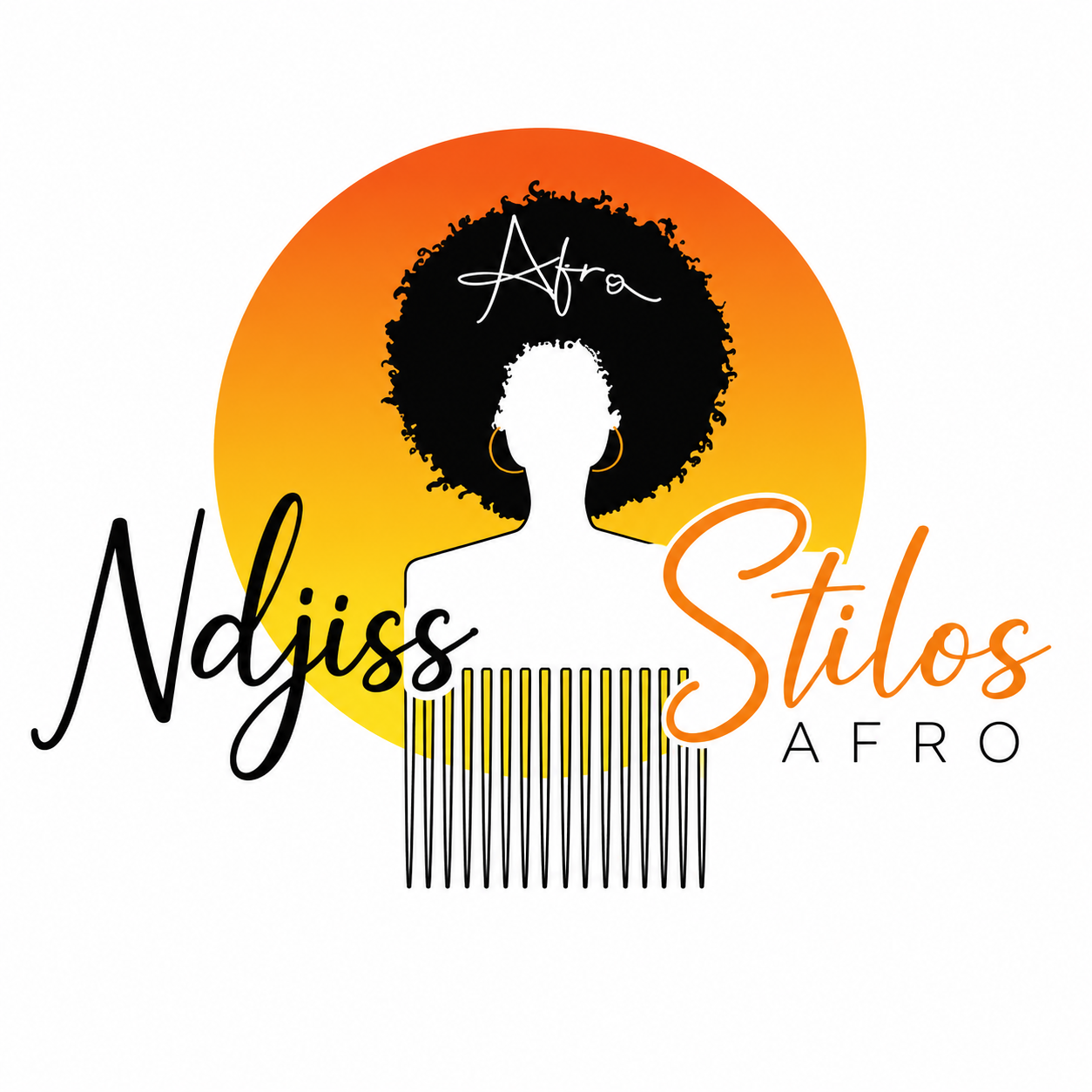 Logo Ndjiss Stilos Afro